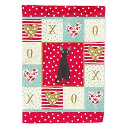28 x 0.01 x 40 in. Devon Rex No.3 Cat Love Canvas House Flag
