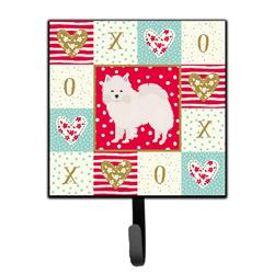 4.25 x 1 x 7 in. American Eskimo Love Leash or Key Holder
