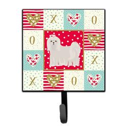 4.25 x 1 x 7 in. Maltese Love Leash or Key Holder