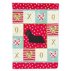 28 x 0.01 x 40 in. Skye Terrier Love Canvas House Flag