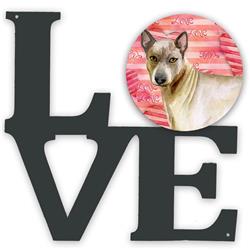 Picture of Carolines Treasures BB9767WALV 11.5 x 11.75 in. Thai Ridgeback Love Metal Artwork Wall Decor