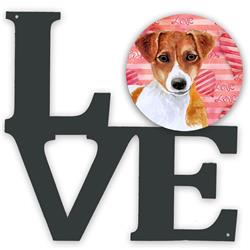 Picture of Carolines Treasures BB9776WALV 11.5 x 11.75 in. Jack Russell Terrier Love Metal Artwork Wall Decor
