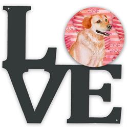 Picture of Carolines Treasures BB9801WALV 11.5 x 11.75 in. Labrador Retriever Love Metal Artwork Wall Decor