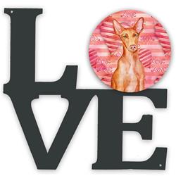 11.5 x 11.75 in. Pharaoh Hound Love Metal Artwork Wall Decor