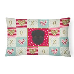 12 x 3 x 16 in. Affenpinscher Love Canvas Fabric Decorative Pillow