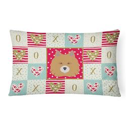12 x 3 x 16 in. Elo Dog Love Canvas Fabric Decorative Pillow