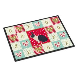 CK5385JMAT 24 x 36 in. Dutch Rabbit Love Indoor or Outdoor Mat