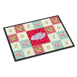Picture of Carolines Treasures CK5487JMAT 24 x 36 in. Giant Gourami Love Indoor or Outdoor Mat