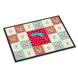 Picture of Carolines Treasures CK5498JMAT 24 x 36 in. Sword Tail Guppy Love Indoor or Outdoor Mat