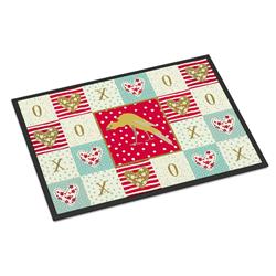 Picture of Carolines Treasures CK5500JMAT 24 x 36 in. Belgian Hunchback Canary Love Indoor or Outdoor Mat