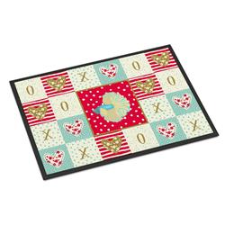 Picture of Carolines Treasures CK5486MAT 18 x 27 in. Elephant Ear Betta Love Indoor or Outdoor Mat