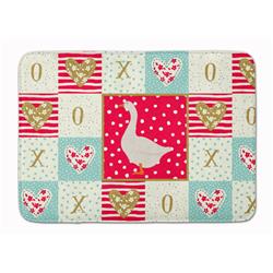 19 x 27 in. Embden Goose Love Machine Washable Memory Foam Mat