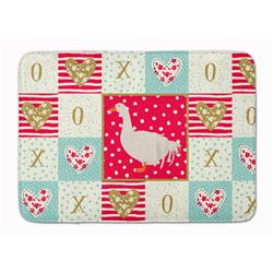 19 x 27 in. Sebastopol Goose Love Machine Washable Memory Foam Mat