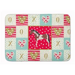 19 x 27 in. Pinto Horse Love Machine Washable Memory Foam Mat