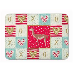 19 x 27 in. Guanaco Love Machine Washable Memory Foam Mat