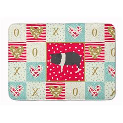 19 x 27 in. Hampshire Pig Love Machine Washable Memory Foam Mat