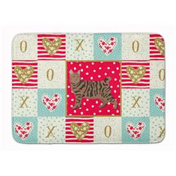 CK5680RUG 19 x 27 in. Pixie Bob No.3 Cat Love Machine Washable Memory Foam Mat