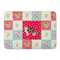 19 x 27 in. Ragamuffin No.2 Cat Love Machine Washable Memory Foam Mat