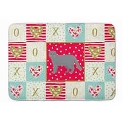 19 x 27 in. Scottish Fold No.1 Cat Love Machine Washable Memory Foam Mat