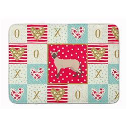 19 x 27 in. Siamese Modern No.2 Cat Love Machine Washable Memory Foam Mat