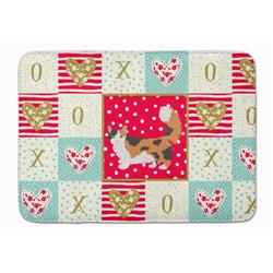 19 x 27 in. Skookum Cat Love Machine Washable Memory Foam Mat