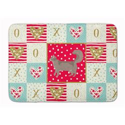 19 x 27 in. Somali No.2 Cat Love Machine Washable Memory Foam Mat