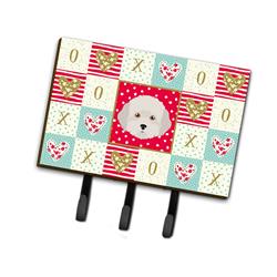6 x 2 x 9 in. Cyprus Poodle Love Leash or Key Holder