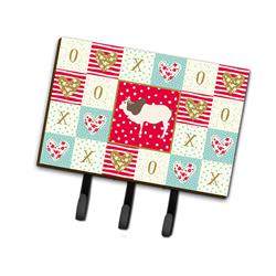 6 x 2 x 9 in. Malvi Cow Love Leash or Key Holder