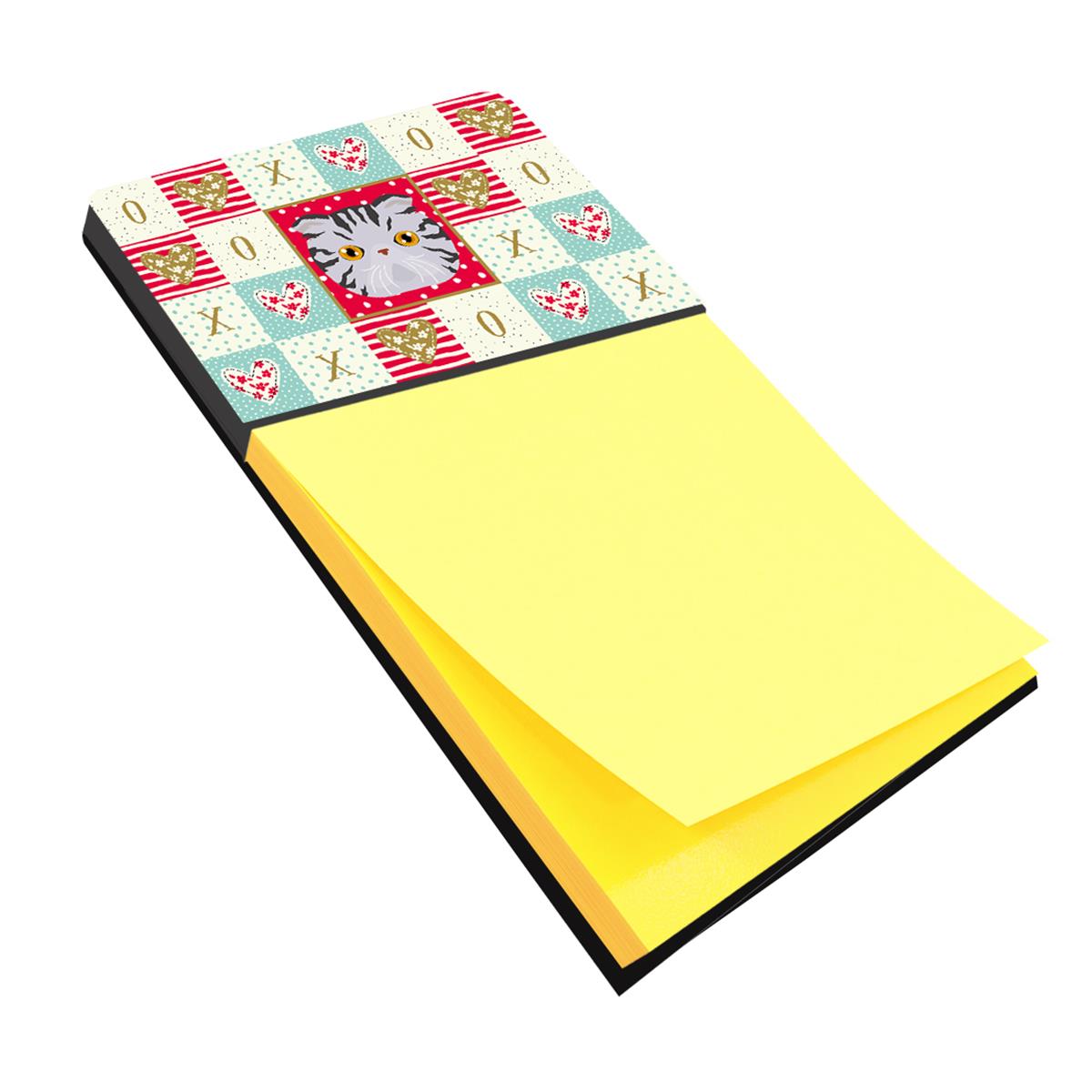 CK5118SN 3 x 3 in. Foldex Exotic Fold Cat Love Sticky Note Holder