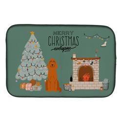 14 x 21 in. Irish Setter Christmas Everyone Dish Drying Mat