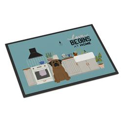 CK7788JMAT 24 x 36 in. Bullmastiff Kitchen Scene Indoor or Outdoor Mat