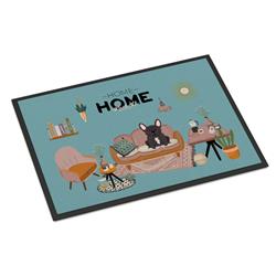 CK7854JMAT 24 x 36 in. Brindle French Bulldog Sweet Home Indoor or Outdoor Mat
