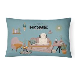 CK7864PW1216 12 x 3 x 16 in. Lowchen Sweet Home Canvas Fabric Decorative Pillow
