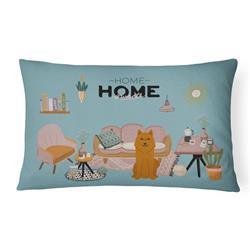 CK7867PW1216 12 x 3 x 16 in. Karelian Bear Dog Sweet Home Canvas Fabric Decorative Pillow