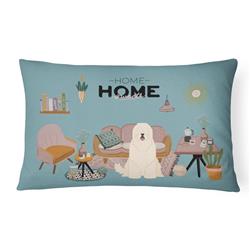 CK7869PW1216 12 x 3 x 16 in. South Russian Sheepdog Sweet Home Canvas Fabric Decorative Pillow