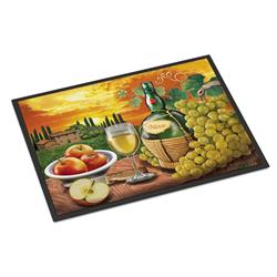 24 x 36 in. Soave, Apple, Wine & Cheese Indoor or Outdoor Mat