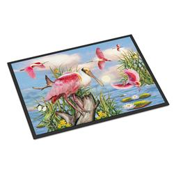 24 x 36 in. Roseate Spoonbill Indoor or Outdoor Mat