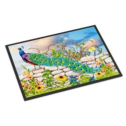 24 x 36 in. Proud Peacock Indoor or Outdoor Mat