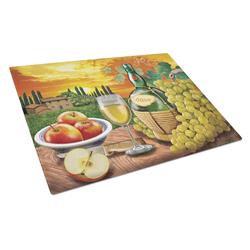 Soave, Apple, Wine & Cheese Glass Cutting Board - Large