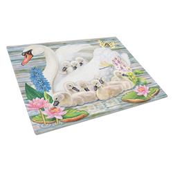 Mother Swan Glass Cutting Board - Large