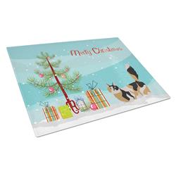 Munchkin No.3 Cat Merry Christmas Glass Cutting Board - Large