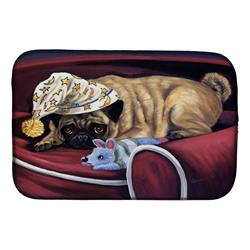 Picture of Carolines Treasures PPP3269DDM 14 x 21 in. Pug Goodnight Sweetheart Dish Drying Mat