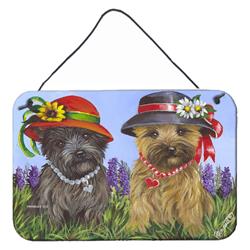 14 x 21 in. Cairn Terrier Sisters Wall or Door Hanging Prints