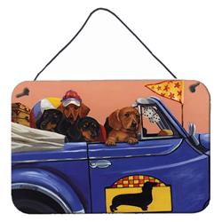 14 x 21 in. Dachshund Dachsmobile Wall or Door Hanging Prints