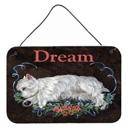 8 x 12 in. Westie Dream Wall or Door Hanging Prints