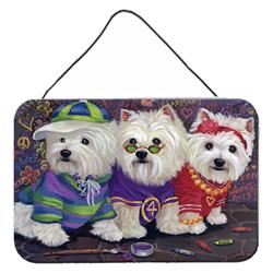 8 x 12 in. Westie Free Spirits Wall or Door Hanging Prints