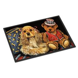 24 x 36 in. Cocker Spaniel Annie & Henri Indoor or Outdoor Mat