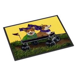 24 x 36 in. Corgi Express Indoor or Outdoor Mat