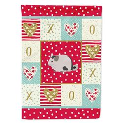 Mosaic Chinchilla Love Garden Flag