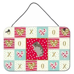 8 x 12 in. Dwarf Hamster Love Wall or Door Hanging Prints